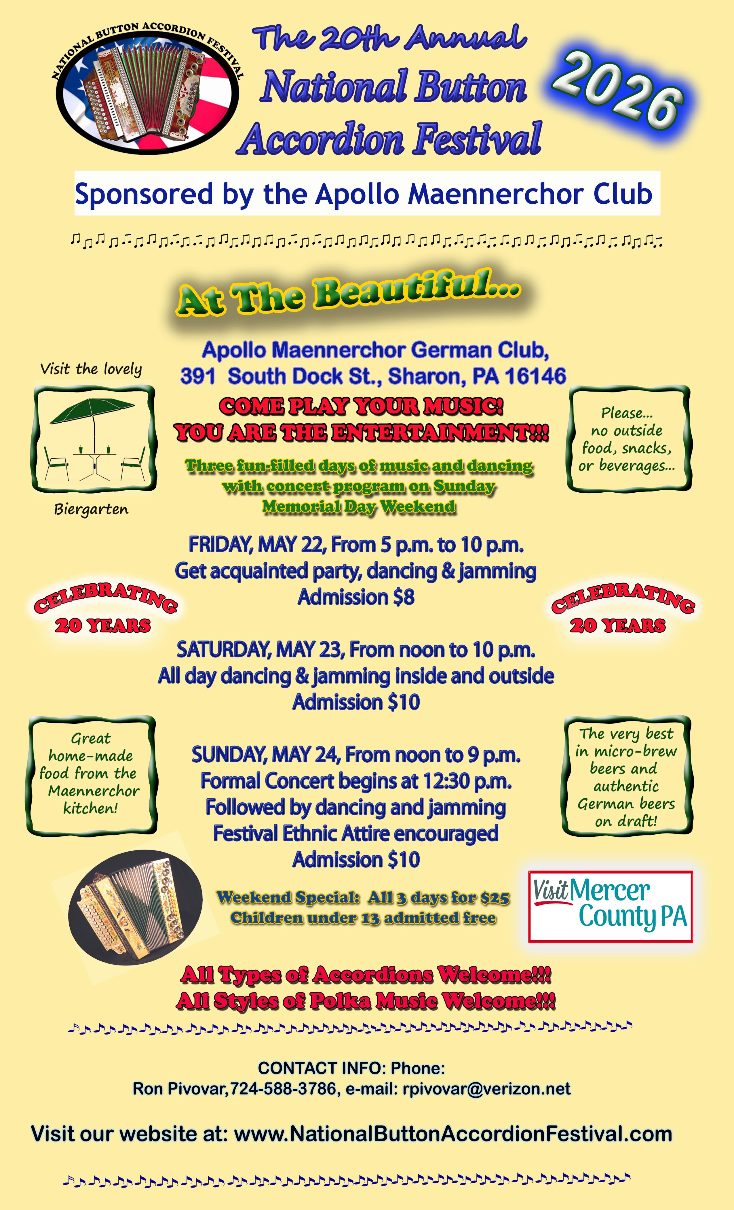 2026 NBAF Festival Flyer